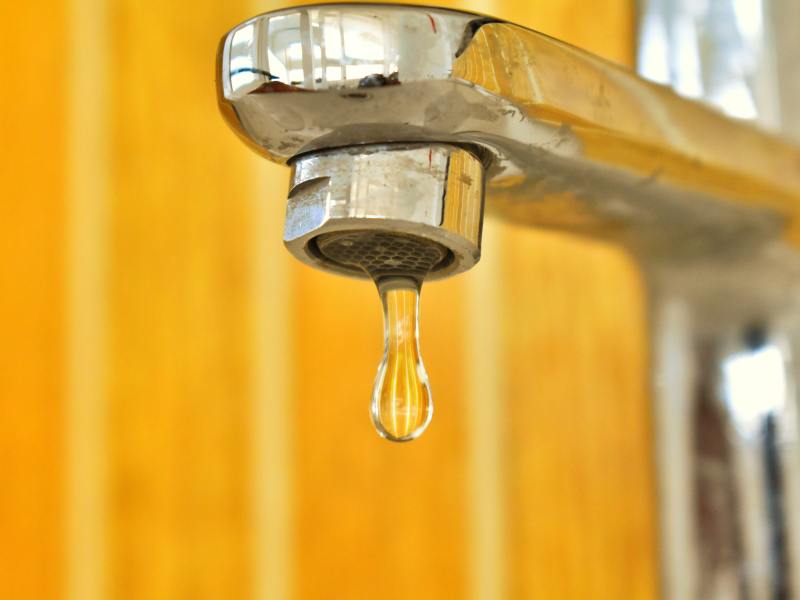 A water faucet