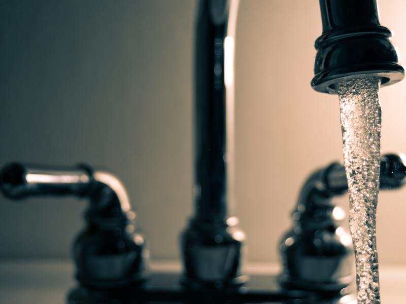 A water faucet